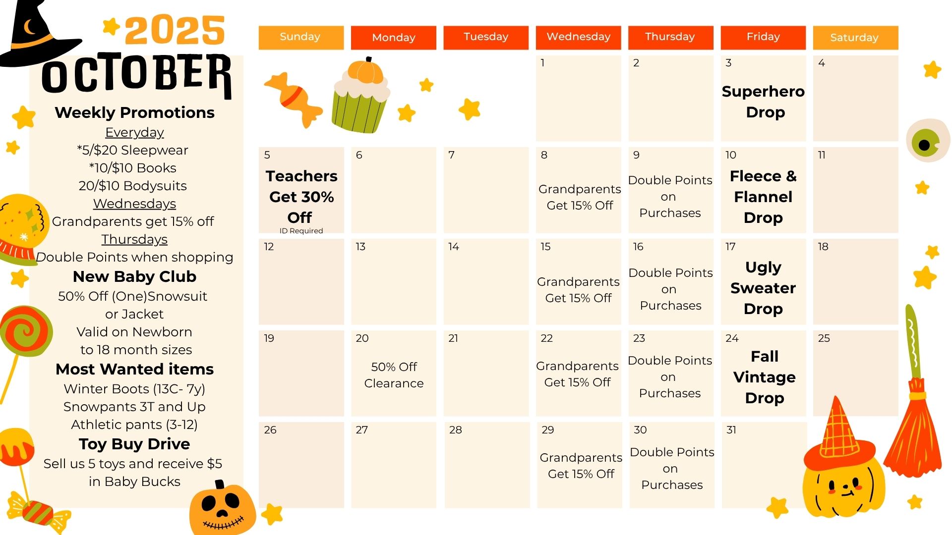 October Events